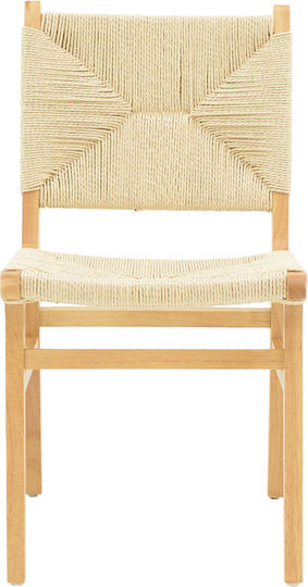 Arten Dining Room Wooden Chair Natural Shade 60x55x85cm