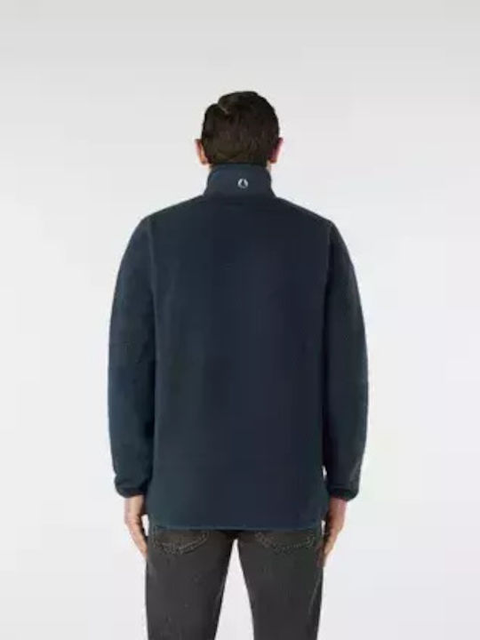 Musto Ανδρική Ζακέτα Fleece με Φερμουάρ Navy