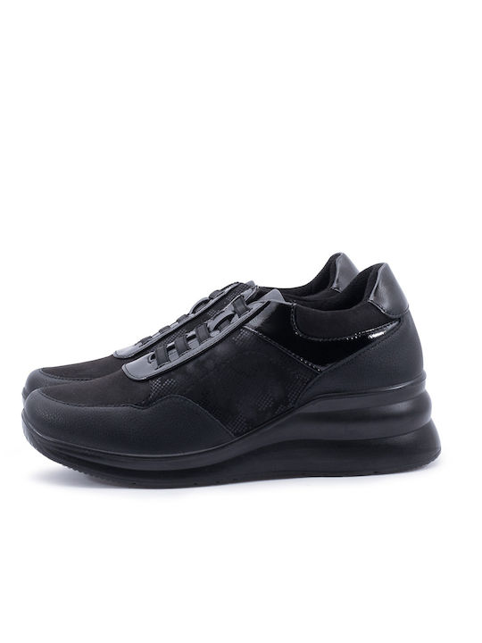 Antrin Femei Sneakers NEGRU