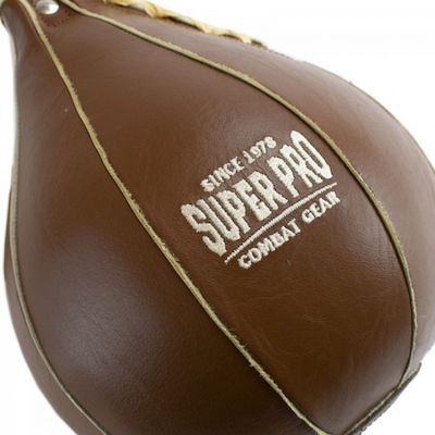 Superpro Leather Speed Punching Bag Black