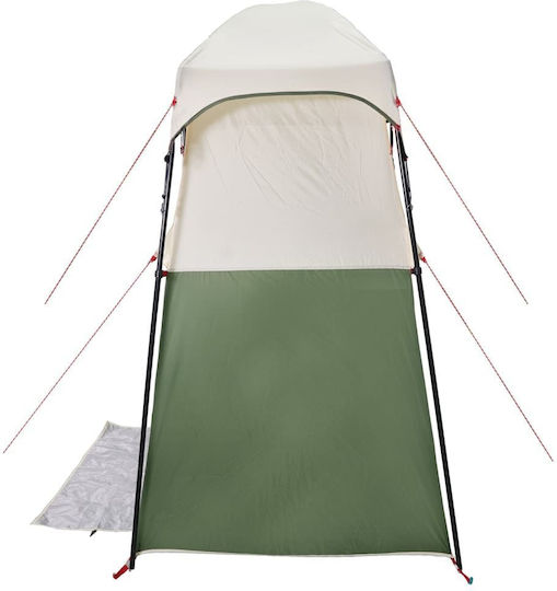vidaXL Campingzelt Grün für 1 Person 256x136x225cm