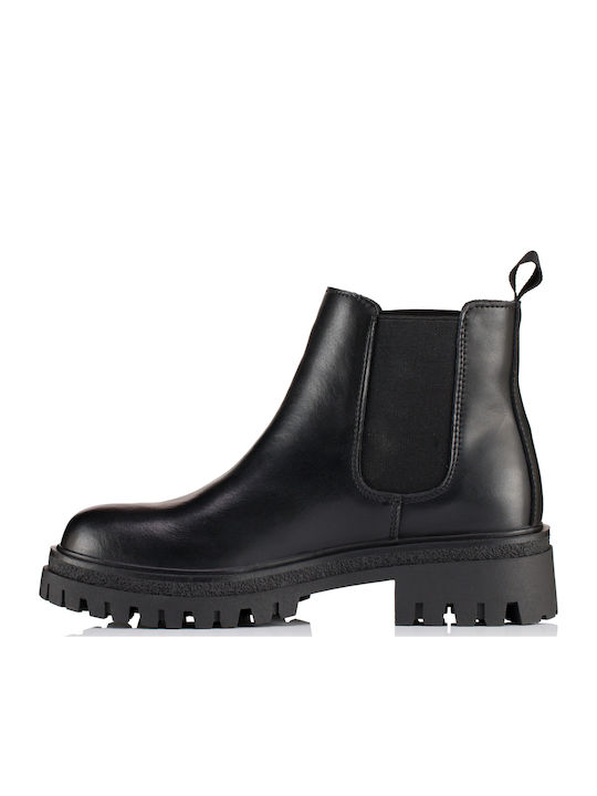 Leather Women's Chelsea Boots Black