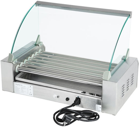 Roller Grill Lid Hot Dog Warmer 7 Rollers