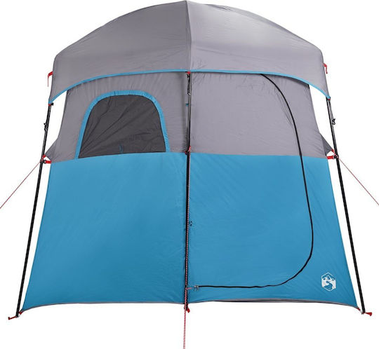 vidaXL Σκηνή Camping Τουαλέτας Μπλε 256x136x225εκ.