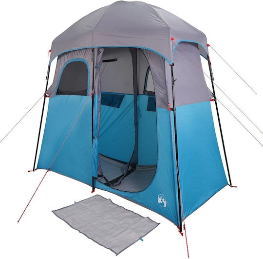 vidaXL Σκηνή Camping Τουαλέτας Μπλε 256x136x225εκ.