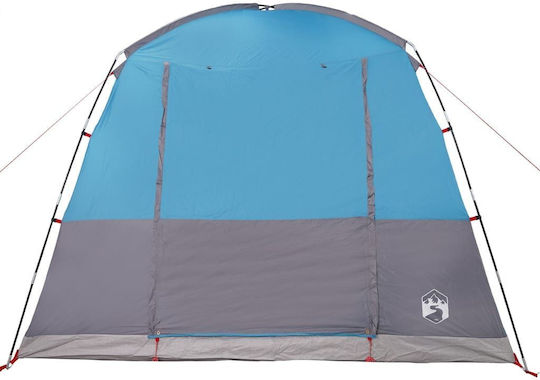 vidaXL Camping Tent Blue for 4 People 314x314x240cm