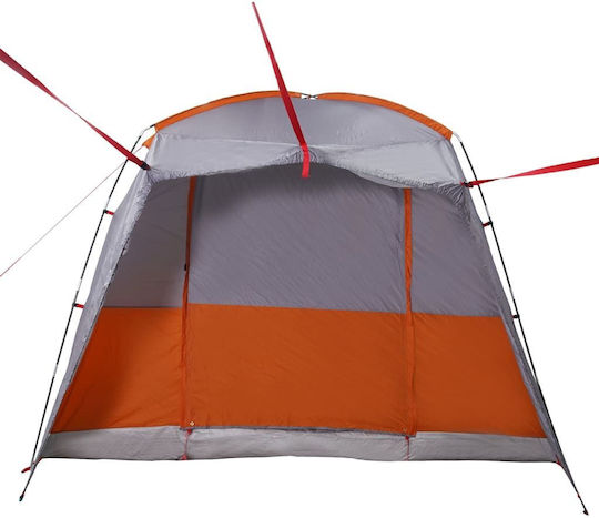 vidaXL Car Camping Tent Gray for 4 People 314x314x240cm