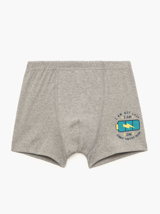 Minerva Kids' Boxer Grey Melange