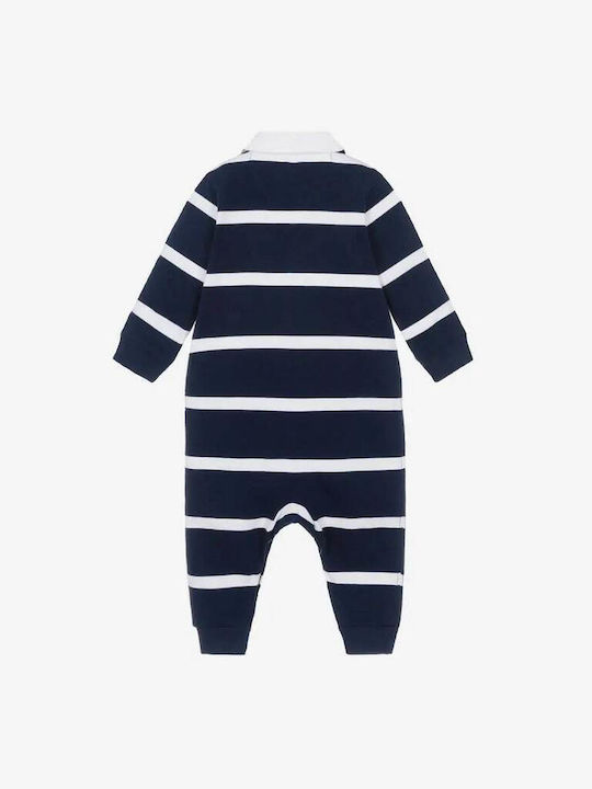 Ralph Lauren Baby Strampler Blue-White