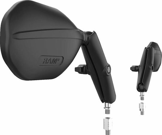 RAM Mount Motorcycle Mirrors 2pcs Black