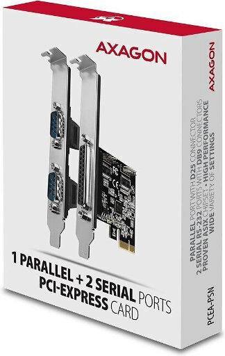 Axagon Placă PCIe Cu Port RS232 DB9 Serial