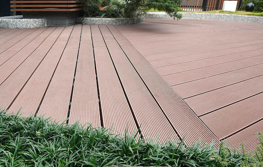 Newplan Deck Περίφραξης Κήπου από WPC 2.5x14.6x360εκ.