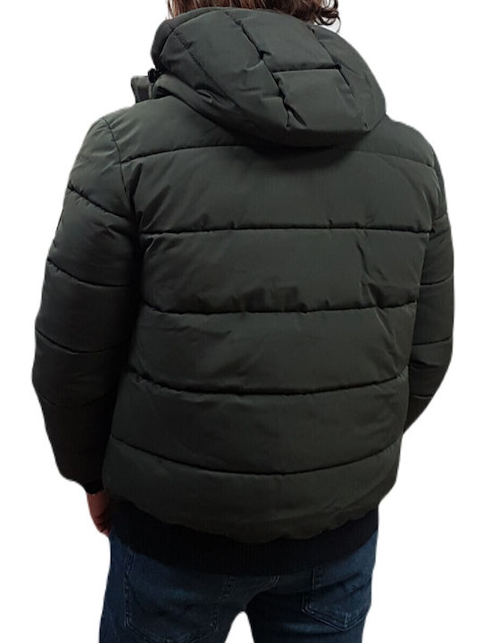 Winter Jacket Dk Khaki, Khaki