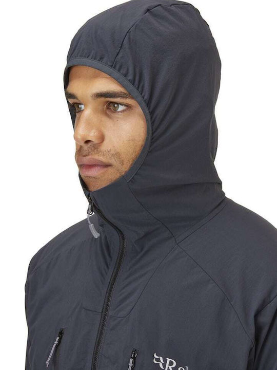 Winter Jacket Softshell Waterproof and Windproof Deep Ink