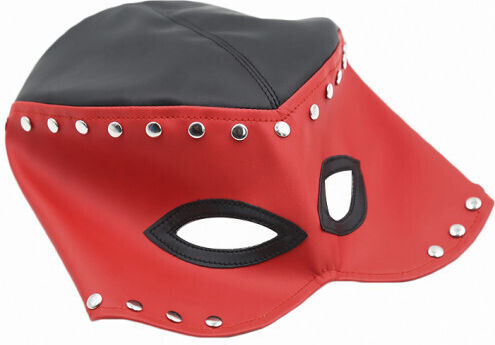 Naughty Toys BDSM Maske in Rot Farbe