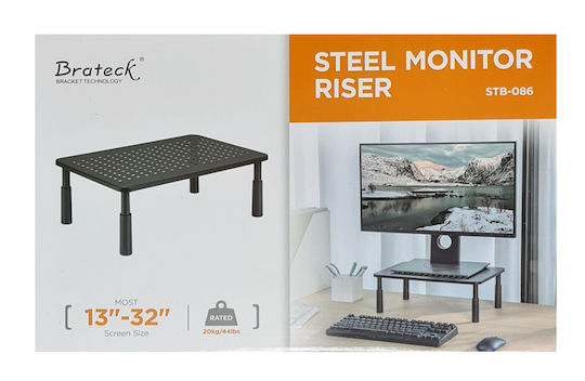 Brateck Επιτραπέζια Βάση Οθόνης έως 32" (STB-086)