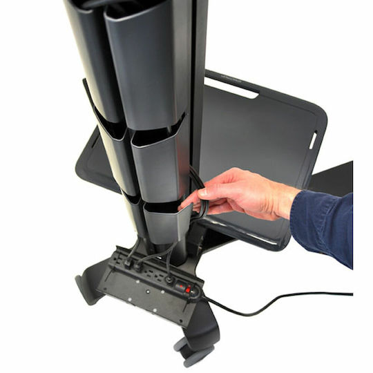 Ergotron Neo-Flex Mobile MediaCenter LD Halterung Boden Monitor bis 55" mit Rollen