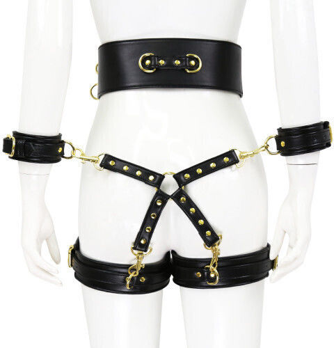 Naughty Toys BDSM Kit in Schwarz Farbe 6Stück