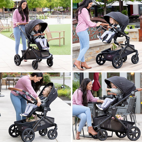Graco Near2Me Reglabil Cărucior pentru Bebeluși Potrivit pentru Nou-născut Elite Black 11kg