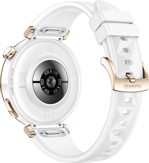 Huawei Watch GT 5 Pro Keramik 42mm Wasserdicht mit Pulsmesser (Weiß)