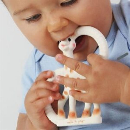 Sophie La Girafe Sophie The Giraffe Very Soft Teething Ring Made of Rubber for 0 m+