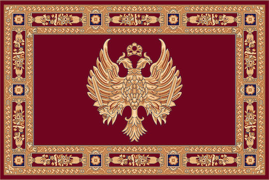 Isexan Atlantis 1000 - Orthodoxia Църковен килим кръгъл Red с диаметър 100εκ. 40-1010-1000