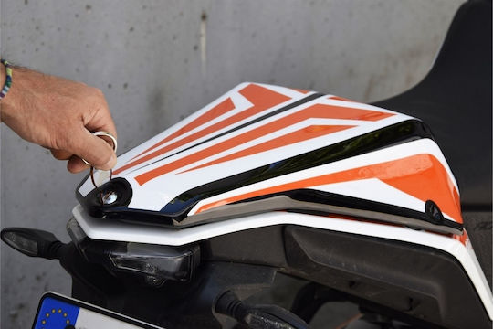 Moto Discovery Back Motorcycle Monoseat for KTM 390 Adventure White 1pcs