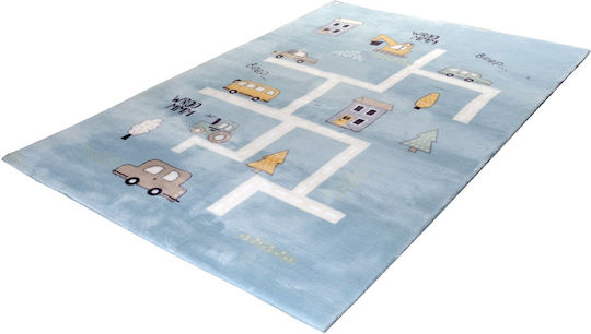 Tzikas Carpets 342-30 Kids Rug Albastru 160x230cm