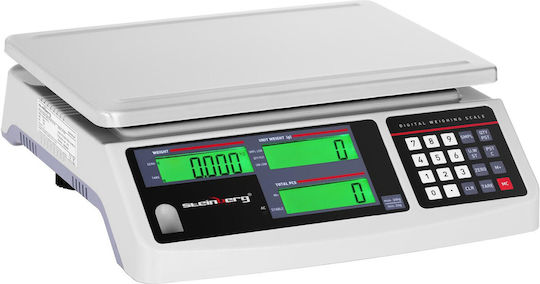 Gewerbliche LCD-Waage 30,5 x 22 cm 30 kg 1 g