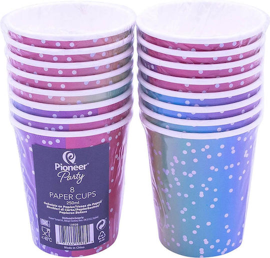 Amscan Set De Servire Ombre 250ml Pentru Petreceri 8 Bucăți