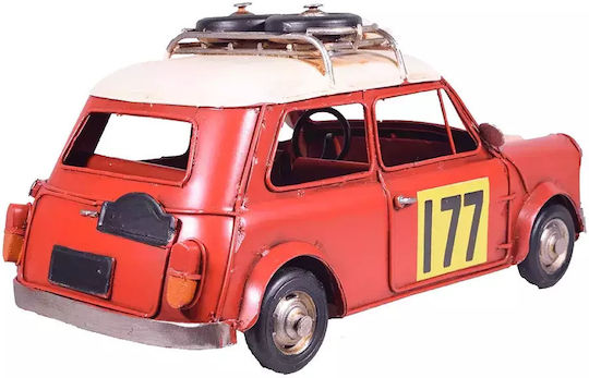 Red Metal Decorative Car 28cm