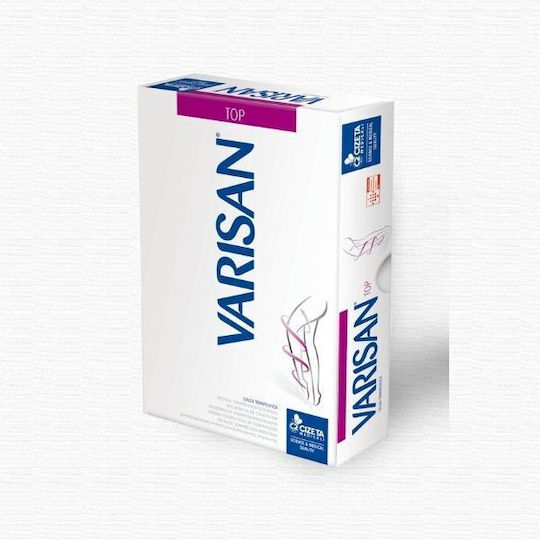 Varisan Топ Клас Кратък Чорапи Високо бедро Клас на компресия 3 Бежов