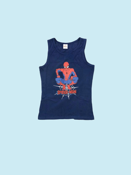 Marvel Kids Tank Tops Set Sleeveless Blue 2pcs