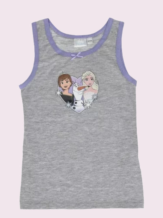 Disney Frozen Set maiouri pentru copii Fără mâneci Gray, Lilac 2buc