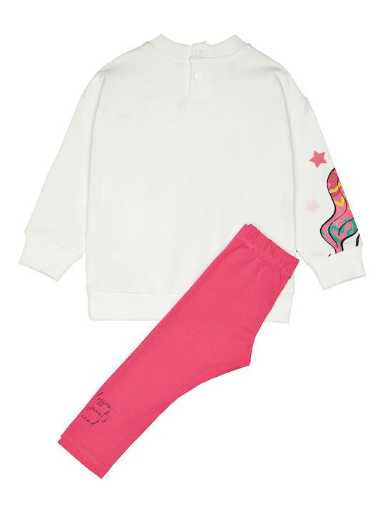 Sprint Kinder Set mit Leggings Winter 2Stück ecru