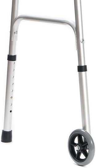 MDH Aluminum Walker with Wheels