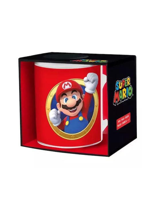 Nintendo Mario Becher Keramik Rot 320ml