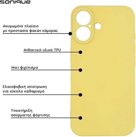 My Colors Sonique Silicone Case for Samsung Galaxy S24 Fe Yellow