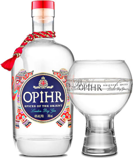 Opihr Zusammensetzung mit Gläsern Gin 700ml 1ΠΟΤΉΡΙ