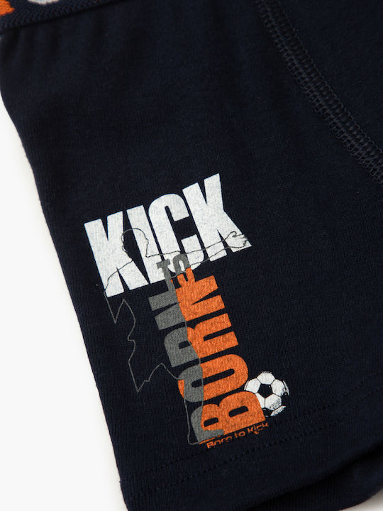 Minerva Born To Kick Kids' Boxer Blue Marine