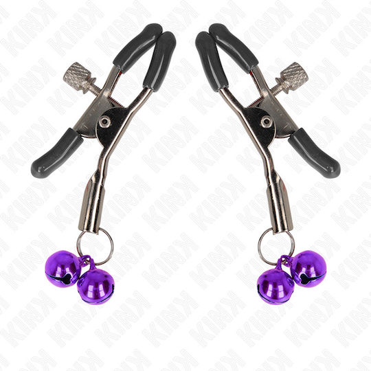 Kink Nipple Clamps in Purple Color