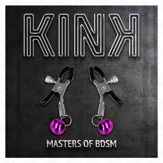 Kink Σφιγκτήρες Θηλών σε Μωβ Χρώμα 2τμχ