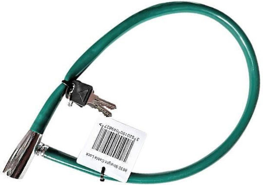 Master Lock 8630 Κλειδαριά Ποδηλάτου Κουλούρα με Κλειδί Μαύρη