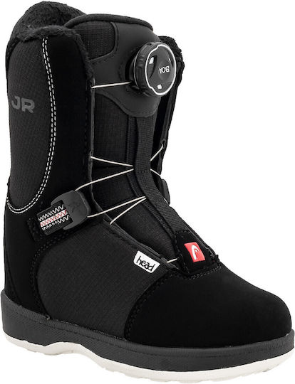 Head JR BOA Παιδικές Μπότες Snowboard Μαύρο Χρώμα