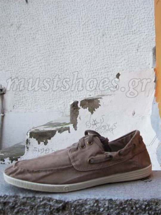 Men's Suede Boat Shoes Beige