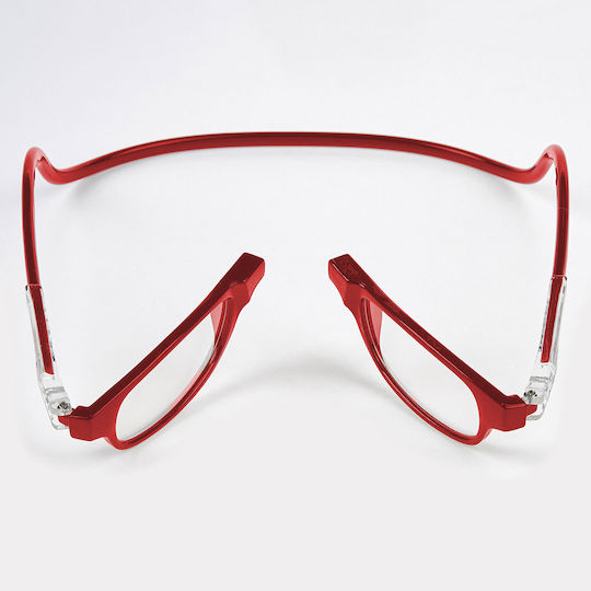 Reading Glasses +1.50 with Magnet in Red color AG-A008