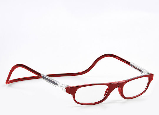 Reading Glasses +2.50 with Magnet in Red color AG-A008