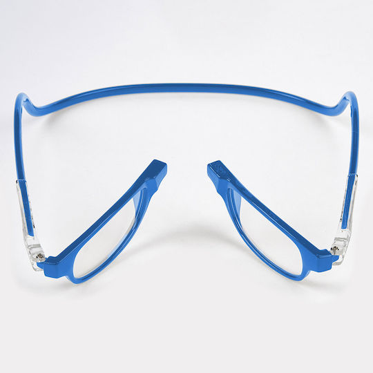 Reading Glasses +2.00 with Magnet in Blue color AG-A008