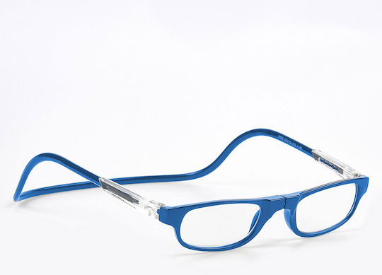 Reading Glasses +2.00 with Magnet in Blue color AG-A008
