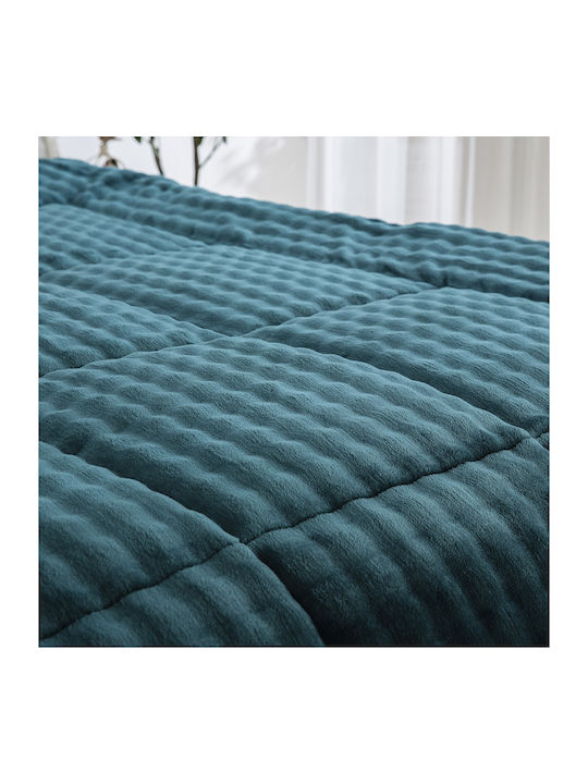 Beauty Home Duvet Cover Queen 240x260cm 12514 Petrol